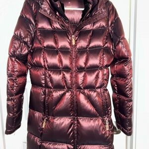 Calvin Klein Deep Red Puffer Jacket